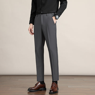 Pantalón de Vestir Hombre Coreano Corte Drop-crotch Tendencia - Image 4
