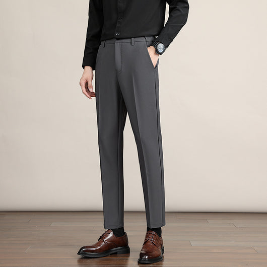 Pantalón de Vestir Hombre Coreano Corte Drop-crotch Tendencia - Image 4