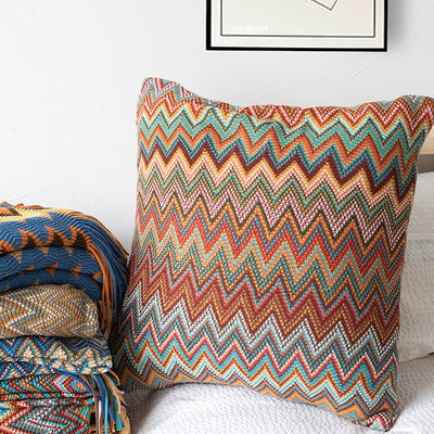 Cojín Bohemio Étnico Decorativo para Cama