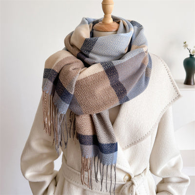 Bufanda Unisex Otoño Invierno con Borlas - Versátil para Cualquier Estilo - Image 12