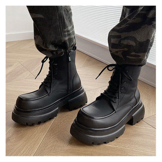 Botas Martin de Plataforma con Aumento de 7CM - Estilo Casual Elevado - Image 8