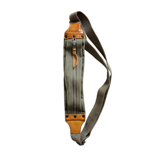 Bolsa Pecho Estilo Militar Retro Lona Desgastada - Image 8