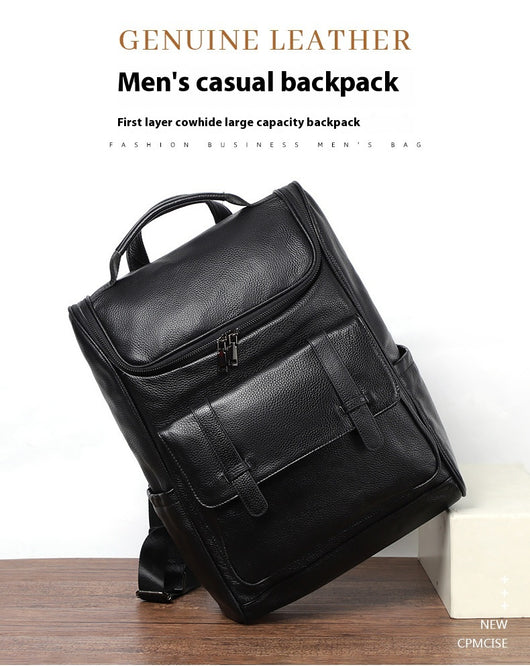 Mochila de Cuero Genuino Gran Capacidad Premium - Image 14