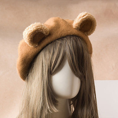 Boina Orejas de Oso Lolita - Galletas Artesanales Japonesas Hechas a Mano - Image 3