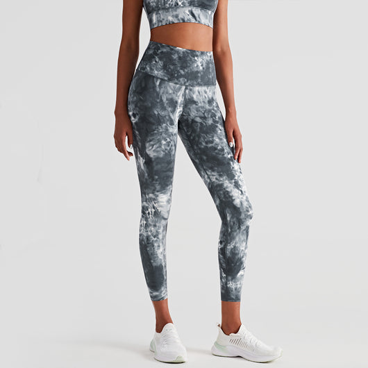 Pantalones de Yoga Tie-Dye Nude para Mujer - Otoño e Invierno - Image 19