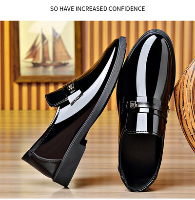 Zapatos de Cuero Elegantes con Diseño Slip-On Espejo - Image 8