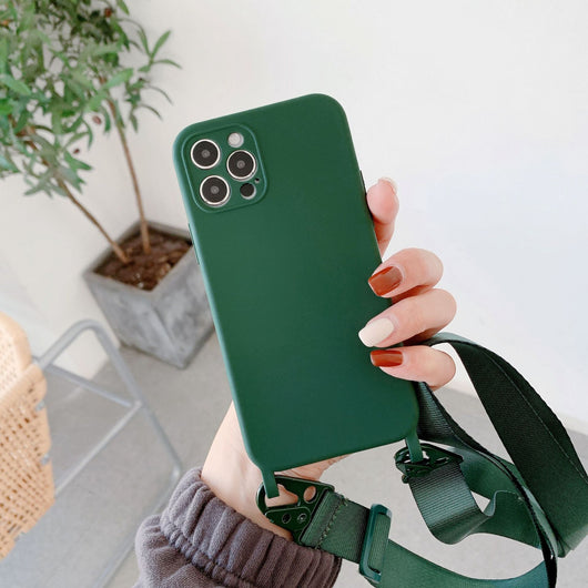 Funda Messenger de Silicona Líquida con Correa para Teléfono - Image 6