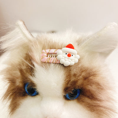 Accesorios Navideños para Mascotas - Diademas y Pasadores Temáticos - Image 13