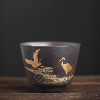 Juego de Tazas de Té de Cerámica Artesanal Estilo Japonés - Image 8