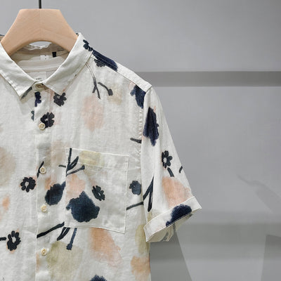 Camisa Suelta Estampado Floral para Hombre - Image 10