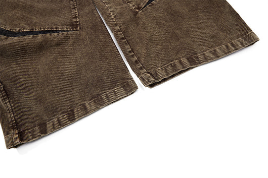 Pantalones Vintage de Pierna Ancha Estilo Americano para Hombre - Image 27