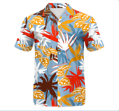Shorts Playero Hombre con Malla Interior y Estampado Digital - Image 17