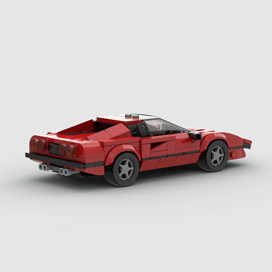 Auto de Carreras Rojo con Bloques de Construcción Pequeños para Niños - Image 4