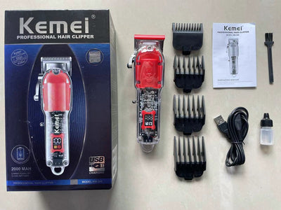 Cortapelo Eléctrico USB con Cabezal Transparente y Carga Rápida Ajustable - Image 4
