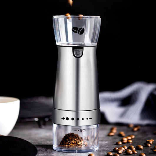 Molinillo de Café Eléctrico Profesional Acero Inoxidable con Burr Ajustable