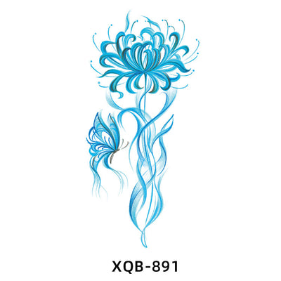 Tatuaje Temporal de Flores Resistente al Agua para Hombre y Mujer - Image 17