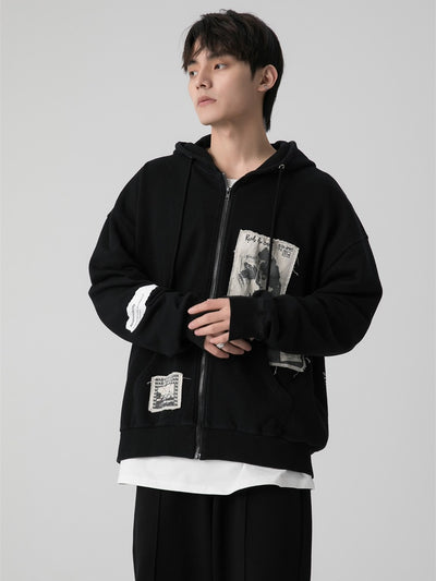 Sudadera con Cierre Wrecking Patch para Parejas - Image 2