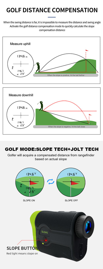 Telémetro Láser Profesional con Tecnología Infrarroja para Golf y Deportes Outdoor - Image 10