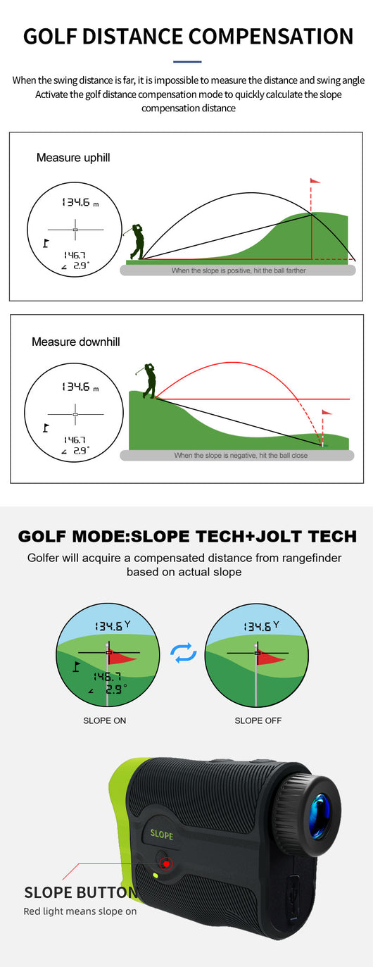 Telémetro Láser Profesional con Tecnología Infrarroja para Golf y Deportes Outdoor - Image 10