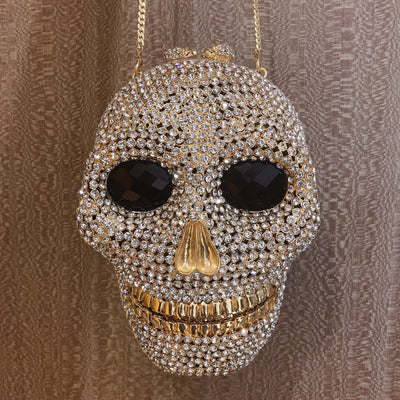 Organizador de Cena con Diseño de Calavera de Diamante para Mujer - Image 10