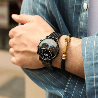Reloj Mecánico Automático Resistente al Agua con Esfera Grande para Hombre - Image 13