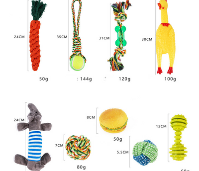 Set de Juguetes Resistentes para Perros Shiba Inu - Mordedores Interactivos para Mascotas - Image 10
