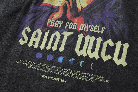 Playera Estampada de Manga Larga con Diseño Religioso para Hombre - Image 15