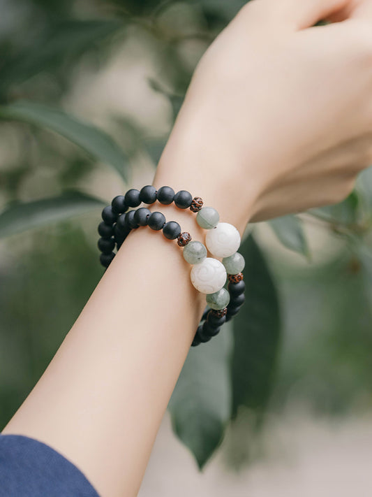Pulsera de Cuentas Bodhi Buddha Tianyizi - Raíz Medicinal Original