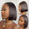 Peluca Frontal de Encaje Cabello Corto Hombro