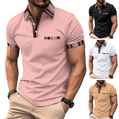 Playera Casual para Hombre con Cuello Estampado - Image 19