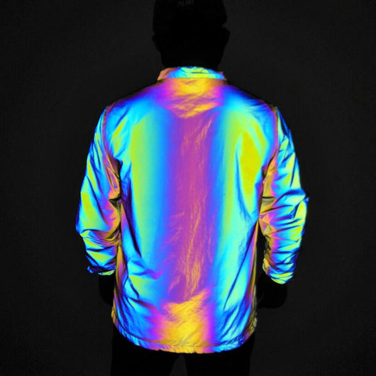 Chaqueta Cortaviento Luminosa Arcoíris Talla Grande - Image 5