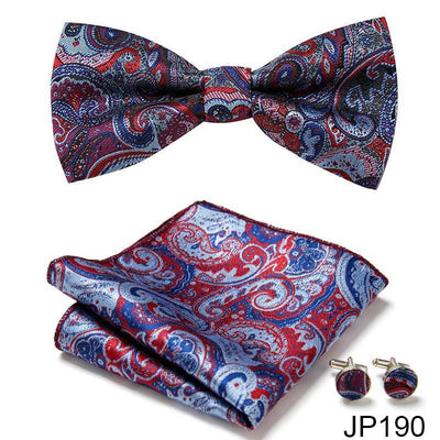 Traje Formal Elegante Coreano con Corbata de Moño - Image 30