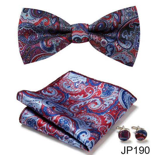 Traje Formal Elegante Coreano con Corbata de Moño - Image 30