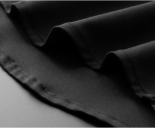 Camisa Suelta Bordada en Cuello para Hombre - Manga Larga Oversized - Image 10