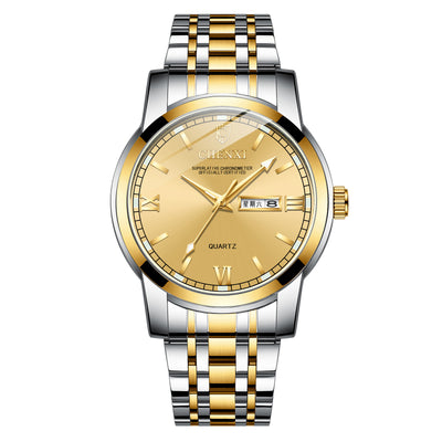 Reloj Acero Inoxidable Doble Calendario Luminoso Resistente al Agua - Image 11