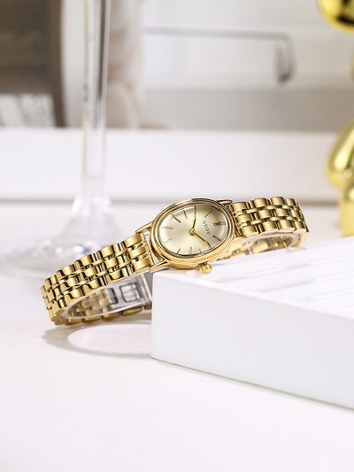 Reloj Femenino Casual Lujo Minimalista con Esfera Ovalada - Image 18