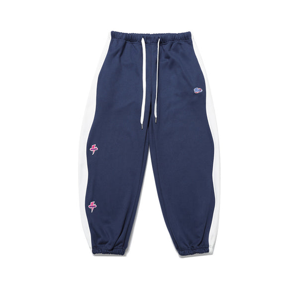 Pantalones Casuales con Cordón de Contraste - Diseño Suelto y Versátil para Hombre - Image 7