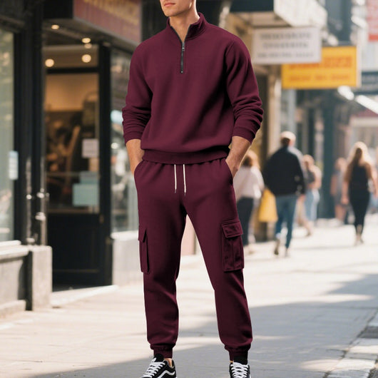Pantalones Deportivos Térmicos con Forro Polar y Cierre - Image 19