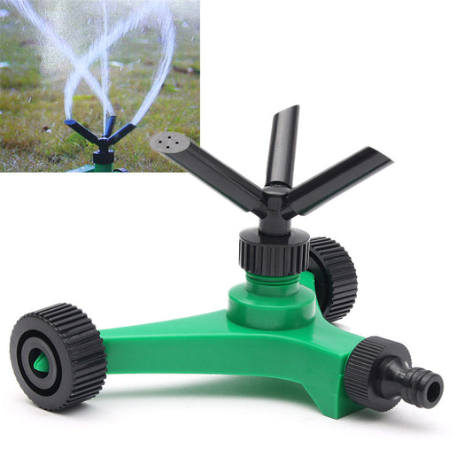 Regadera Automática Giratoria 360° de Tres Brazos