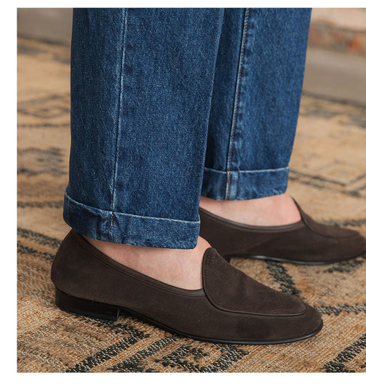 Jeans Clásicos de Cintura Alta para Hombre en Algodón Puro - Image 9