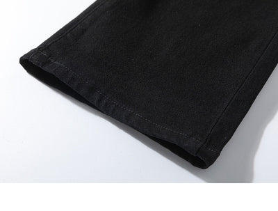 Jeans Negros Rotos Estilo Urbano para Hombre - Image 14