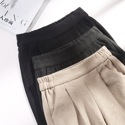 Pantalones de Lana Holgados y Ligeros para Mujer - Image 7