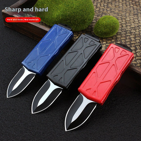 Cuchillo Plegable de Acero Rápido D2 - Portátil y Resistente para Aventuras