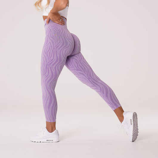 Pantalones de Yoga Estampado Cebra en Nylon para Deportes Outdoor - Image 22