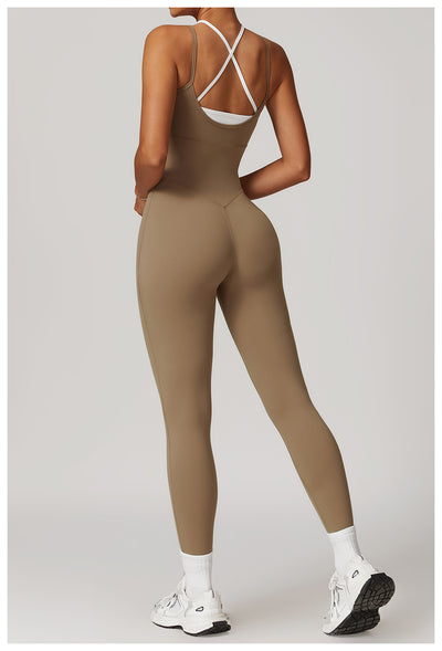 Jumpsuit Deportivo Bicolor con Tirantes Ajustables - Image 19