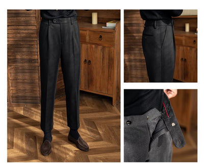 Pantalones Rectos Gruesos para Otoño e Invierno - Image 5