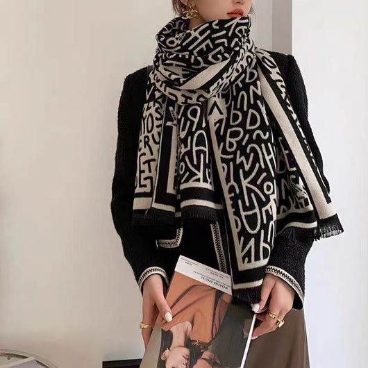 Pashmina Gruesa Térmica Multiusos - Abrigo Cálido y Elegante - Image 28