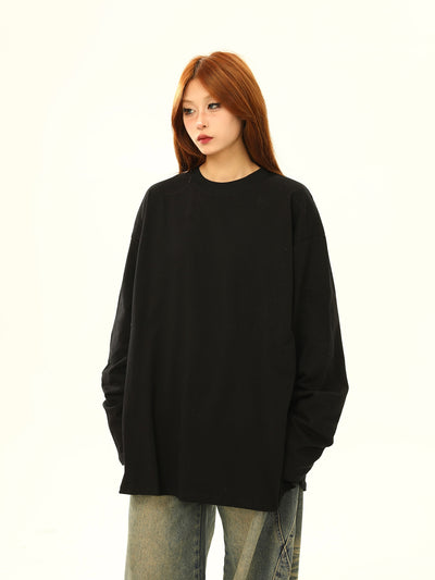 Remera Básica de Algodón Puro Manga Larga 300g - Colores Sólidos - Image 15