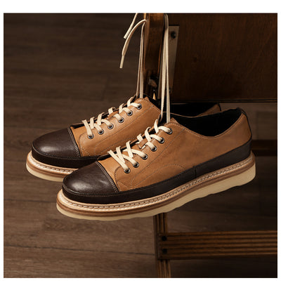 Zapatos Casuales de Cuero Genuino con Plataforma - Estilo Vintage Artesanal - Image 21