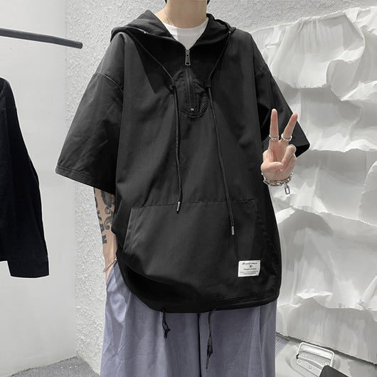 Chamarra Hoodie con Cordones para Hombre - Estilo Moderno y Versátil - Image 11